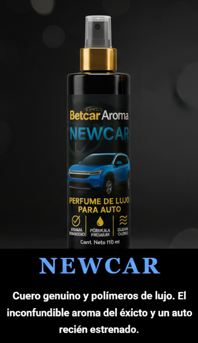 Ambientador para Auto Olor a Nuevo | Perfume de Carro + Difusor GRATIS