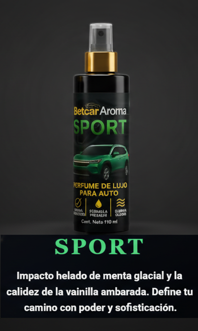 Ambientador para Auto Deportivo | Perfume de Carro Sport + Difusor GRATIS
