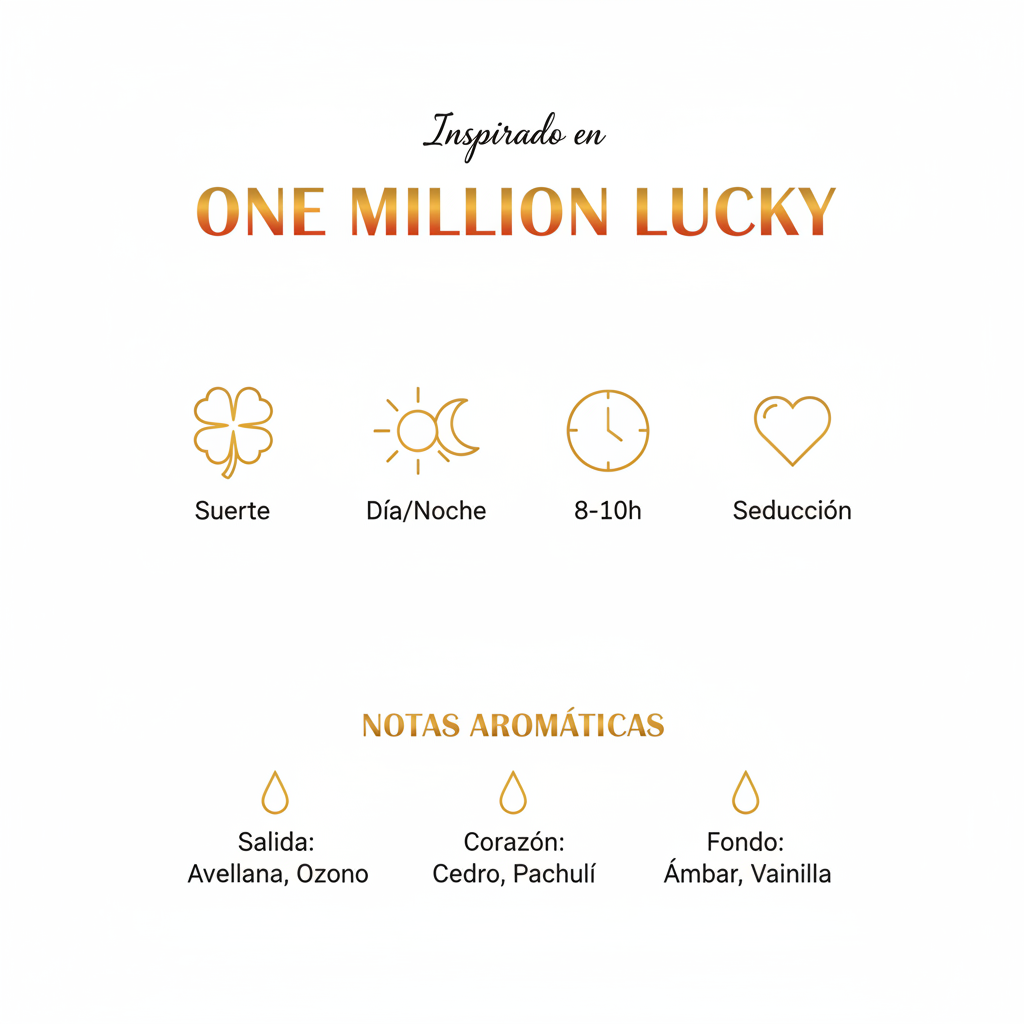 One Million Lucky - Infografía profesional
